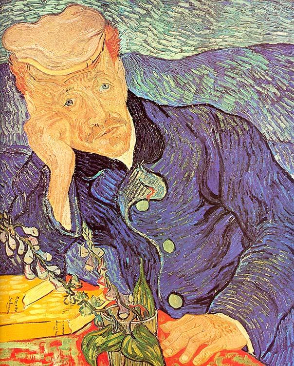 Vincent Van Gogh Portrait of Dr Gachet France oil painting art